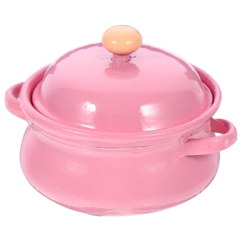HANABASS Mini Candy Farbsuppe Topf Miniaturtöpfe Für Die Küche Miniatur-suppentopf Ornamente Mini-Herde Bildungs-mini-kochgeschirr Fröhlicher Minikocher Rosa Keramik HANABASS Mini Candy Farbsuppe Topf Miniaturtöpfe Für Die Küche Miniatur-suppentopf Ornamente Mini-Herde Bildungs-mini-kochgeschirr Fröhlicher Minikocher Rosa Keramik von HANABASS