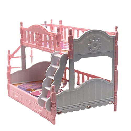 HANABASS Mini Etagenbett für Puppenhaus Multifunktionales Holzspielzeug für Mini Dekoration und Kreatives Hochwertiges Langlebiges Zubehör HANABASS Mini Etagenbett für Puppenhaus Multifunktionales Holzspielzeug für Mini Dekoration und Kreatives Hochwertiges Langlebiges Zubehör von HANABASS