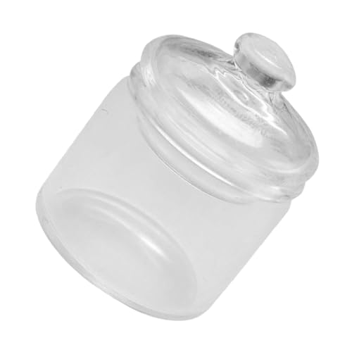 HANABASS Mini Glasgefäße Mini Glasbehälter Mit Deckel Süße Glasbecher Ästhetisch Zumllex Herzförmiges Glas Bärenglas Steckpuppen In Bechern Montessori Lustiges Schnapsglas von HANABASS