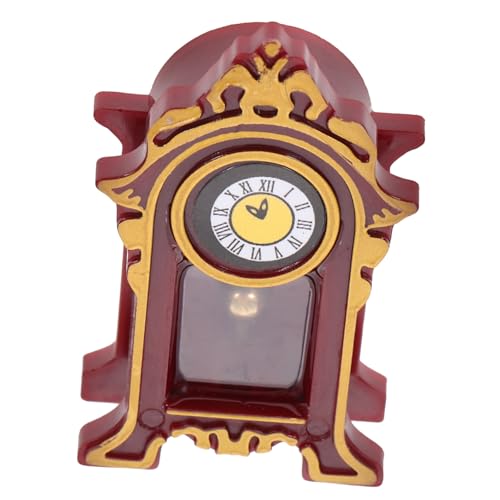 HANABASS Mini Klassische Uhr Miniatur Mechanismus 1:12 Puppenhauszubehör Pendel Wanduhr Zubehör im Maßstab 1:12 Mini-Hausdekoration Puppenhausdekor Uhr Ornament Harz rot HANABASS Mini Klassische Uhr Miniatur Mechanismus 1:12 Puppenhauszubehör Pendel Wanduhr Zubehör im Maßstab 1:12 Mini-Hausdekoration Puppenhausdekor Uhr Ornament Harz rot von HANABASS