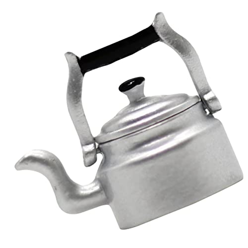 HANABASS Mini -Küchenutensilien für Miniatur Küche Mini-Wasserkocher Kleiner Topf Mini-Wassertopf Mini-Teekessel Wassertopf Modell Kleiner Wasserkocher Mini-Teekannen Metall Silber HANABASS Mini -Küchenutensilien für Miniatur Küche Mini-Wasserkocher Kleiner Topf Mini-Wassertopf Mini-Teekessel Wassertopf Modell Kleiner Wasserkocher Mini-Teekannen Metall Silber von HANABASS