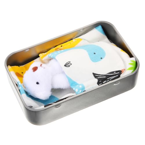 HANABASS Mini Plüschbär im Blechkasten Süßes Dekorativer Miniaturbär für Zuhause Büro und Partys als Geburtstagsgeschenk oder Dekoartikel HANABASS Mini Plüschbär im Blechkasten Süßes Dekorativer Miniaturbär für Zuhause Büro und Partys als Geburtstagsgeschenk oder Dekoartikel von HANABASS