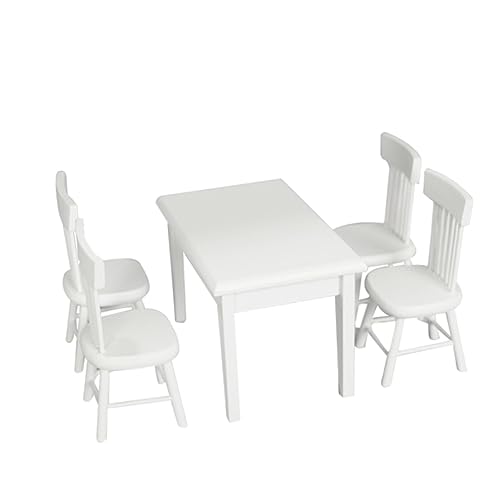 HANABASS Mini Puppenhaus Möbel Set Teilig Holz Esstisch und Stühle Naturfarben Handgefertigt Kindgerechtes Miniatur Haus Schlafzimmer Zubehör Fördert Kreativität und Spielspaß HANABASS Mini Puppenhaus Möbel Set Teilig Holz Esstisch und Stühle Naturfarben Handgefertigt Kindgerechtes Miniatur Haus Schlafzimmer Zubehör Fördert Kreativität und Spielspaß von HANABASS