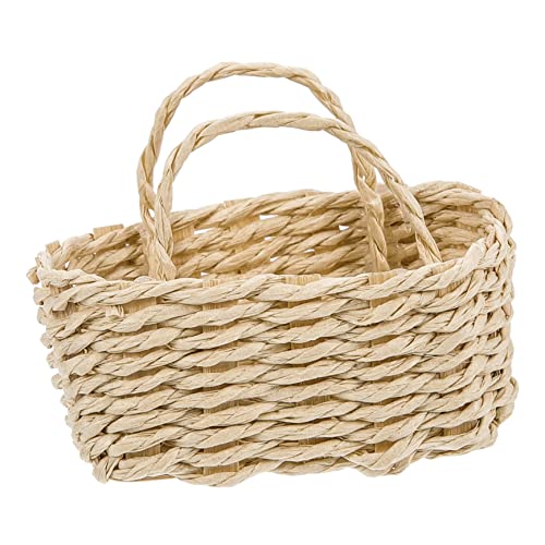 HANABASS Mini Rattankorb Dekorative Kleine Körbe Geflochtene Aufbewahrung Kleiner Miniaturkorb Puppenhaus Miniaturkorb Puppenhaus Minikorb Kleiner Korb Mini Hauskorb HANABASS Mini Rattankorb Dekorative Kleine Körbe Geflochtene Aufbewahrung Kleiner Miniaturkorb Puppenhaus Miniaturkorb Puppenhaus Minikorb Kleiner Korb Mini Hauskorb von HANABASS