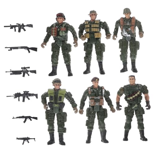 HANABASS Mini Soldatenmodelle Teiliges Militärische Sandtisch Deko Figuren aus Robustem Detailreiche Kleine Soldatenfiguren Realistische Miniaturmodelle für Sammler HANABASS Mini Soldatenmodelle Teiliges Militärische Sandtisch Deko Figuren aus Robustem Detailreiche Kleine Soldatenfiguren Realistische Miniaturmodelle für Sammler von HANABASS