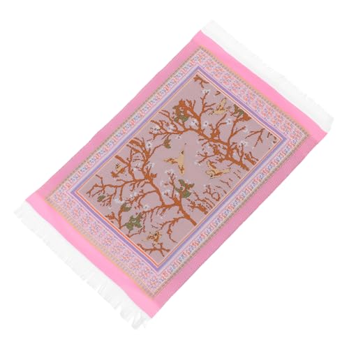 HANABASS Mini-Teppich Fell für Bereich teppiche Teppich Teppich Mini-Fußmatten- Puppenhaus-Teppich Puppenhaus Bodenmatte Kleine Hausschmuck Mini Möbel Polyester Rosa HANABASS Mini-Teppich Fell für Bereich teppiche Teppich Teppich Mini-Fußmatten- Puppenhaus-Teppich Puppenhaus Bodenmatte Kleine Hausschmuck Mini Möbel Polyester Rosa von HANABASS