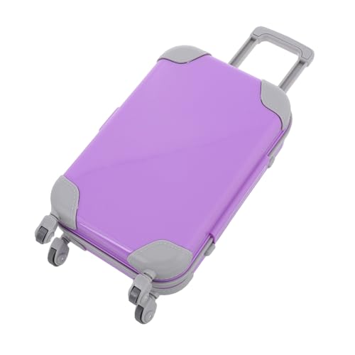 HANABASS Mini-Trolley Spielzeugkoffer Minikoffer für Puppen Puppenhauszubehör Mini-Gepäck-Partygeschenk Puppenkoffer Puppenhaus -Accessoire Puppengepäck Mini-Gepäckkoffer Abs Violett HANABASS Mini-Trolley Spielzeugkoffer Minikoffer für Puppen Puppenhauszubehör Mini-Gepäck-Partygeschenk Puppenkoffer Puppenhaus -Accessoire Puppengepäck Mini-Gepäckkoffer Abs Violett von HANABASS
