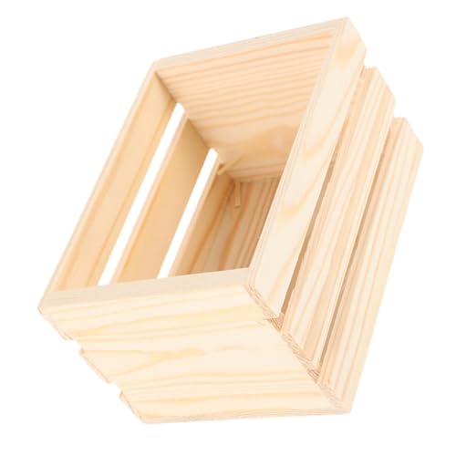 HANABASS Mini-aufbewahrungskorb Puppenhaus Kleine Kiste Puppenhaus-miniaturkisten DIY Puppenhausdekorationen Mini-milchkiste Puppenhaus Miniatur-obstkorb Puppenhaus-mini-Korb Beige Holz HANABASS Mini-aufbewahrungskorb Puppenhaus Kleine Kiste Puppenhaus-miniaturkisten DIY Puppenhausdekorationen Mini-milchkiste Puppenhaus Miniatur-obstkorb Puppenhaus-mini-Korb Beige Holz von HANABASS