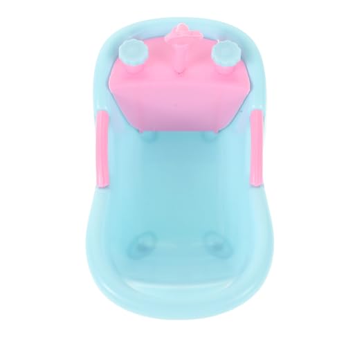 HANABASS Miniatur Badewanne für Puppenhaus Realistisches Badezimmerzubehör für Kreative Spielwelten für Puppen und Miniatur Szenen Verarbeitet von HANABASS