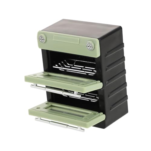 HANABASS Miniatur Doppelbackofen Spielküche Zubehör DIY Küchenmodell Design Realistischer Ofen Puppenhaus Zubehör für Sammler und Bastler HANABASS Miniatur Doppelbackofen Spielküche Zubehör DIY Küchenmodell Design Realistischer Ofen Puppenhaus Zubehör für Sammler und Bastler von HANABASS