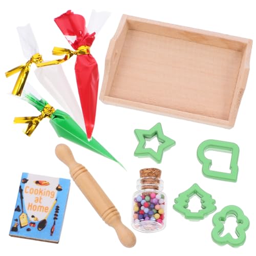 HANABASS Miniatur Küchenrequisiten Realistische Back und Kochmodelle für Puppenhäuser Harz für Rollenspiele und DIY Küchendekoration von HANABASS