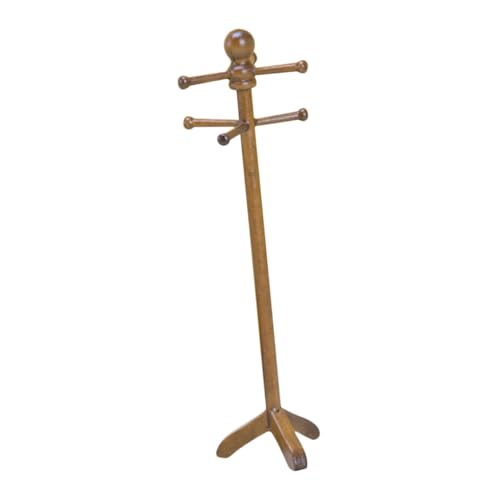 HANABASS Miniatur Puppen Kleiderbügel aus Natürlichem Holz Stabiler Kleiner Stand Kleiderständer für Puppenkleidung Glatte Oberfläche ohne Ecken Geeignet für Puppenhaus und Spielzimmer HANABASS Miniatur Puppen Kleiderbügel aus Natürlichem Holz Stabiler Kleiner Stand Kleiderständer für Puppenkleidung Glatte Oberfläche ohne Ecken Geeignet für Puppenhaus und Spielzimmer von HANABASS