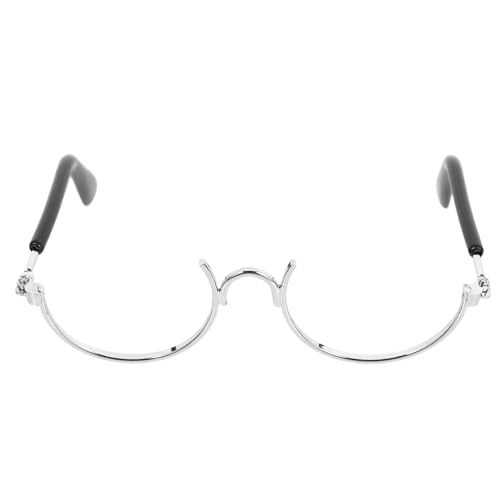 HANABASS Miniatur Puppenbrille Metallrahmen Halbrand Transparent Silber Stylische Eyewear Zubehör für Puppen DIY Accessoire für Puppenhaus Dekoration und Cosplay für Sammler HANABASS Miniatur Puppenbrille Metallrahmen Halbrand Transparent Silber Stylische Eyewear Zubehör für Puppen DIY Accessoire für Puppenhaus Dekoration und Cosplay für Sammler von HANABASS