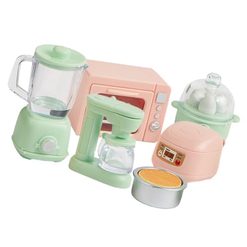 HANABASS Miniatur Puppenhaus Küchenzubehör Detailgetreue Mini Küchengeräte für DIY Puppenhaus Szene Vielseitig Kombinierbar Realistisch Gestaltet als Foto Requisiten und Dekoration HANABASS Miniatur Puppenhaus Küchenzubehör Detailgetreue Mini Küchengeräte für DIY Puppenhaus Szene Vielseitig Kombinierbar Realistisch Gestaltet als Foto Requisiten und Dekoration von HANABASS