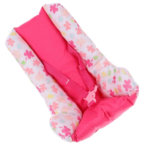 HANABASS Miniatur Autositz für Babypuppen Dekorativer Puppen Sicherheitssitz Puppenzubehör für Rollenspiele Modell Ornament für Puppenhaus Robust und Farbecht von HANABASS