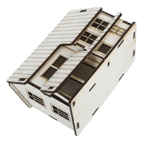 HANABASS Miniaturhaus Tiny Homes Weihnachtshaus Dorfdekoration Rustikale Villa Modellbausätze DIY Weihnachtsdorf Weihnachtsdorf Zubehör Hausmontage Modell Holz Beige HANABASS Miniaturhaus Tiny Homes Weihnachtshaus Dorfdekoration Rustikale Villa Modellbausätze DIY Weihnachtsdorf Weihnachtsdorf Zubehör Hausmontage Modell Holz Beige von HANABASS