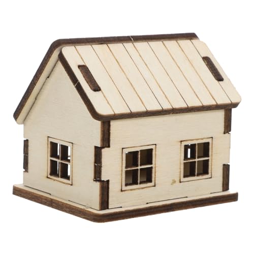 HANABASS Miniaturhaus Zubehör Für Puppenhäuser Aus Holz Miniatur-hausbaumodell Kleines Holzhaus Miniatur-puppenhaus- Miniaturgebäudekits Hausmodell Hausbauspielzeug Khaki Hölzern HANABASS Miniaturhaus Zubehör Für Puppenhäuser Aus Holz Miniatur-hausbaumodell Kleines Holzhaus Miniatur-puppenhaus- Miniaturgebäudekits Hausmodell Hausbauspielzeug Khaki Hölzern von HANABASS