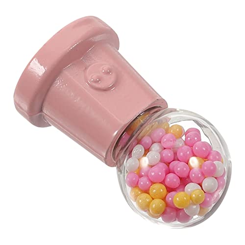 HANABASS Modell Einer Süßigkeitenmaschine Puppenhaus Miniatur -Bonbonmaschine Mini-Süßigkeitenspender automatisch klein Mini- Miniatur-Süßwarenladen-Requisite Dollhouse Decor Rosa von HANABASS