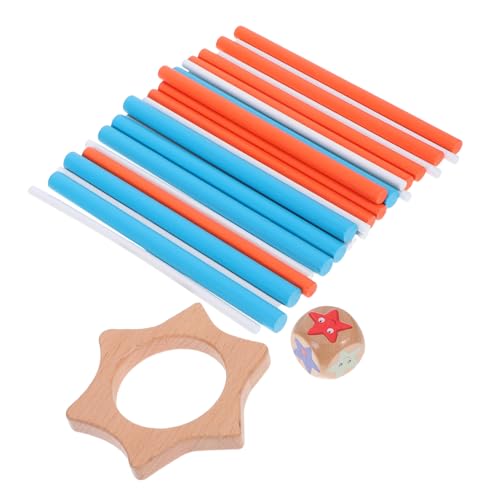 HANABASS Montessori Holz Balance Stab Spiel Gehirntraining Holzspielzeug Geduld Koordination Familien für Erwachsene Reise Party von HANABASS