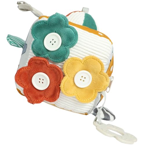 HANABASS Multifunktionaler Stoffwürfel Pädagogisches Würfelspielzeug Leichtes Schadstofffreies Lernspielzeug für Kleinkinder Fördert Kognitive Fähigkeiten Unisex Sicher und Langlebig von HANABASS