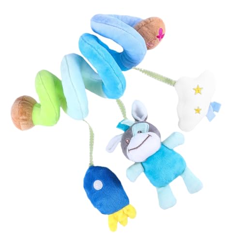 HANABASS Multifunktionales für Babybett und Autositz Weiches Plüsch hängespielzeug mit Klingelring Wickelspiel für Junge Mädchen Entdeckungslust von HANABASS