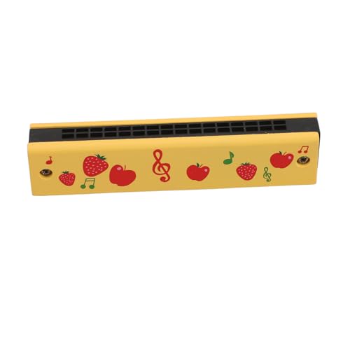 HANABASS Mundharmonika Harmonica Kinderharmonika Mundononica Instrumentenkinder Kindermundonika Mundharmonicas für Holz Gelb HANABASS Mundharmonika Harmonica Kinderharmonika Mundononica Instrumentenkinder Kindermundonika Mundharmonicas für Holz Gelb von HANABASS