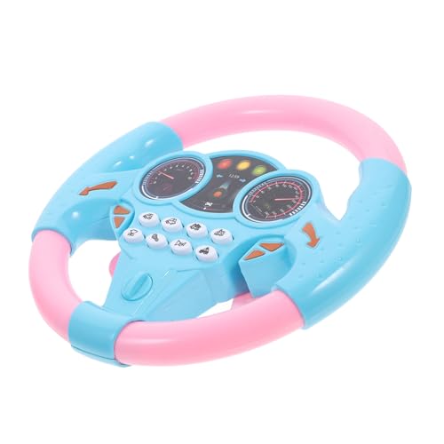 HANABASS Musikalisches Lenkradspielzeug Kinderspielzeug mit Sound und Licht Kinderlenkrad mit Soundeffekten leichte Lenkräder Auto Lenkradsimulationsspielzeug für Schaukelsitzrad Abs von HANABASS