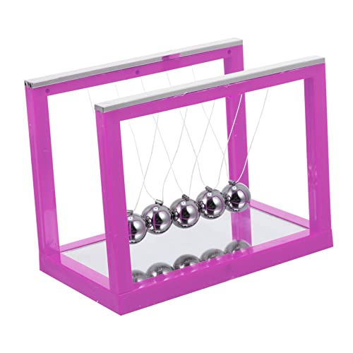 HANABASS Metall Newton Pendelball Spielzeug für Büro und Zuhause Balance Bälle Schreibtischdekoration Wissenschaftliches Spielzeug zur Entspannung und Lehre von HANABASS