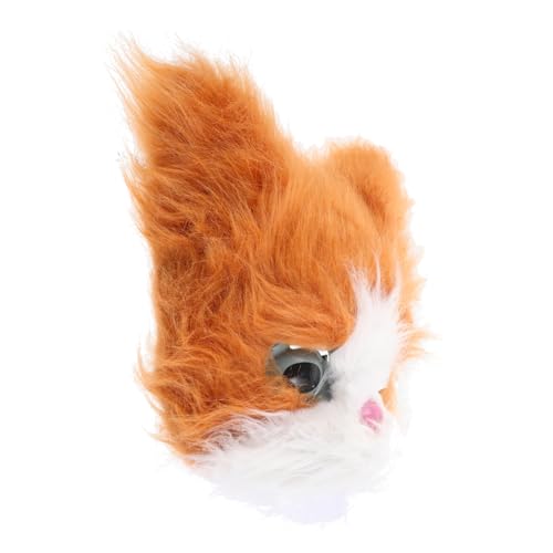 HANABASS Niedliche Flauschige Katzenmaske für Halloween und Kostümpartys Vollflächige Tiermaske für Erwachsene für Geburtstagsfeiern und Cosplay Veranstaltungen von HANABASS