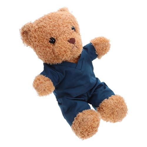 HANABASS Niedlicher Plüschbär mit Pflegeoutfit Weiches Kuscheltier als für Pflegeabsolventen Kleines Stofftier für Nursing Studies und Medizinische Fachkräfte HANABASS Niedlicher Plüschbär mit Pflegeoutfit Weiches Kuscheltier als für Pflegeabsolventen Kleines Stofftier für Nursing Studies und Medizinische Fachkräfte von HANABASS
