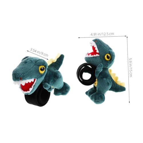 HANABASS Niedliches Dinosaurier Plüschtier Motorraddekoration Weicher Dinosaurier Anhänger Langlebiges Stofftier mit Detailreicher Verarbeitung Einfache Montage als Jungen und Motorrad von HANABASS