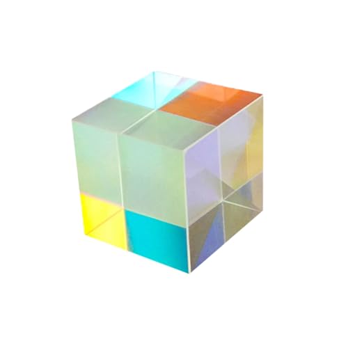 HANABASS Optischer Glaswürfel Präzise Geschnittener RGB Cube mit Lichtbrechung Pädagogisches Prisma und Dekorativer Kristallwürfel für DIY Unterricht und Wohnraumgestaltung HANABASS Optischer Glaswürfel Präzise Geschnittener RGB Cube mit Lichtbrechung Pädagogisches Prisma und Dekorativer Kristallwürfel für DIY Unterricht und Wohnraumgestaltung von HANABASS