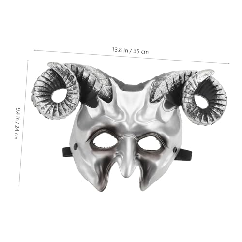 HANABASS Ox Horn Maske Leicht Halloween Karneval Party Cosplay Accessoire Einzigartiges Horn Design Bequem Tragbar Für Maskerade Geburtstagsfeiern HANABASS Ox Horn Maske Leicht Halloween Karneval Party Cosplay Accessoire Einzigartiges Horn Design Bequem Tragbar Für Maskerade Geburtstagsfeiern von HANABASS
