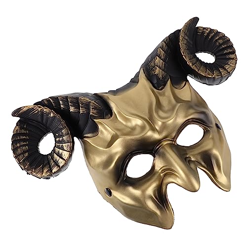 HANABASS Ox Horn Maske für Halloween Kostümpartys Verstellbare Cosplay Maske für Männer und Frauen für Karneval und Festlichkeiten von HANABASS