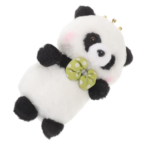 HANABASS Panda Plüschtier Puppe Babyspielzeug tragen plüsch Panda Schlaf beruhigender Panda erdmännchen Kuscheltier Panda ästhetisches Stofftier PP Baumwolle von HANABASS