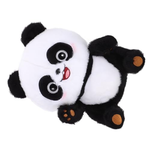 HANABASS Panda -Puppenspielzeug Cartoon-Tierpuppe Panda bequemes Stofftier Sofa-Puppen- Kleiner Panda-Plüsch Kuscheltiere für Teenager PP Baumwolle von HANABASS