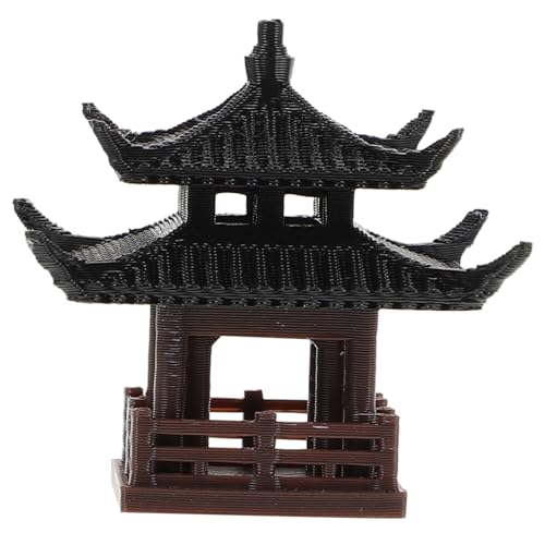 HANABASS Pavillonmodell Im Antiken Stil Industriegebäudezubehör Asiatische Heimdekoration Japanische Heimdekoration Japanische Gartendekoration Asiatische Heimdekoration Japanische von HANABASS