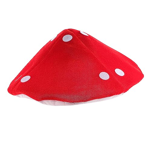 HANABASS Pilzhut für Kinder Lustiger Pilzhut Cosplay mit Gummiband Kleiner für Halloween und Partys von HANABASS