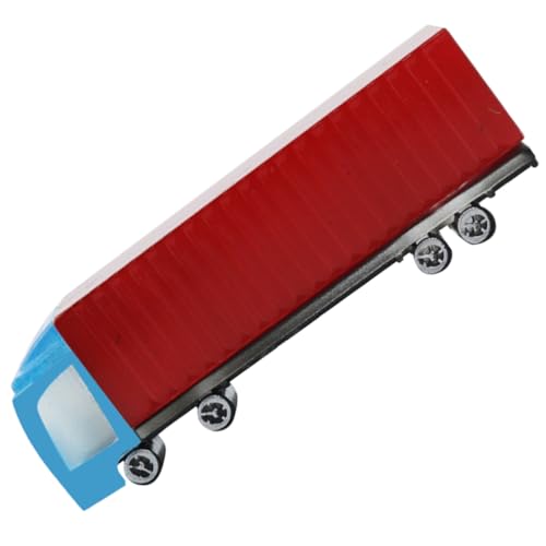 HANABASS Plastik Container Truck Modell LKW mit Glatter Oberfläche Langlebig Sicher für Baufahrzeug Miniatur Dekoration Sandkasten Geeignet von HANABASS