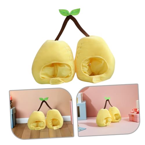 HANABASS Plüsch Doppelkopf Birnen Kostüm Mütze für Lustige Partyhaube Wiederverwendbares Leichtes Kopfbedeckung Accessoire für Geburtstagsfeier Foto Requisiten Erwachsene HANABASS Plüsch Doppelkopf Birnen Kostüm Mütze für Lustige Partyhaube Wiederverwendbares Leichtes Kopfbedeckung Accessoire für Geburtstagsfeier Foto Requisiten Erwachsene von HANABASS