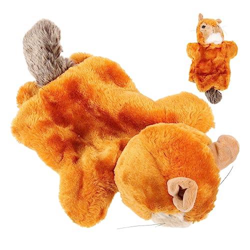 HANABASS Plüsch Handpuppe Eichhörnchen Tierhandpuppe für Interaktives Erzählspielzeug Frühpädagogik Kuscheltier Spielhandschuh für Kindergarten und Zuhause HANABASS Plüsch Handpuppe Eichhörnchen Tierhandpuppe für Interaktives Erzählspielzeug Frühpädagogik Kuscheltier Spielhandschuh für Kindergarten und Zuhause von HANABASS