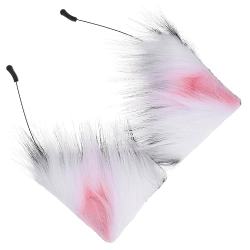 HANABASS Plüsch Katzenohren Haarreif Cosplay Headband Angenehm Komfortabel Sicher für Halloween Karneval Geburtstag Party Mädchen Damen Accessoire HANABASS Plüsch Katzenohren Haarreif Cosplay Headband Angenehm Komfortabel Sicher für Halloween Karneval Geburtstag Party Mädchen Damen Accessoire von HANABASS