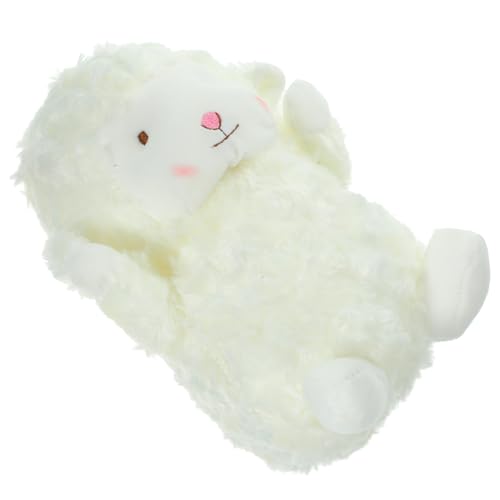 HANABASS Plüsch-Lamm-Puppe ausgestopftes Lamm-Kuscheltiere gefülltes Lamm Plüschtiere Kuscheltiere süß Plüsch-Lamm- Festivalgeschenk PP Baumwolle HANABASS Plüsch-Lamm-Puppe ausgestopftes Lamm-Kuscheltiere gefülltes Lamm Plüschtiere Kuscheltiere süß Plüsch-Lamm- Festivalgeschenk PP Baumwolle von HANABASS