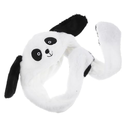 HANABASS Plüsch Mütze mit Beweglichen Panda ohren Wackelnde Ohrhaube für Erwachsene Niedlicher Party Dress up Hut für Karneval Fasching Musikfestivals und Rollenspiele HANABASS Plüsch Mütze mit Beweglichen Panda ohren Wackelnde Ohrhaube für Erwachsene Niedlicher Party Dress up Hut für Karneval Fasching Musikfestivals und Rollenspiele von HANABASS
