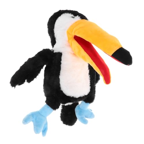 HANABASS Plüsch Vogel Handpuppe Kuschelig Storytelling Handpuppen Für Eltern Junge Mädchen Interaktion Fördert Kreatives Rollenspiel von HANABASS