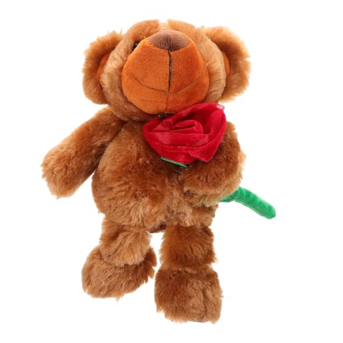 HANABASS Plüschbär Für Valentinstag Süßes Stofftier Tiefbraun Für Oder Vielseitig Einsetzbar Für Geburtstage Und Hochzeiten von HANABASS