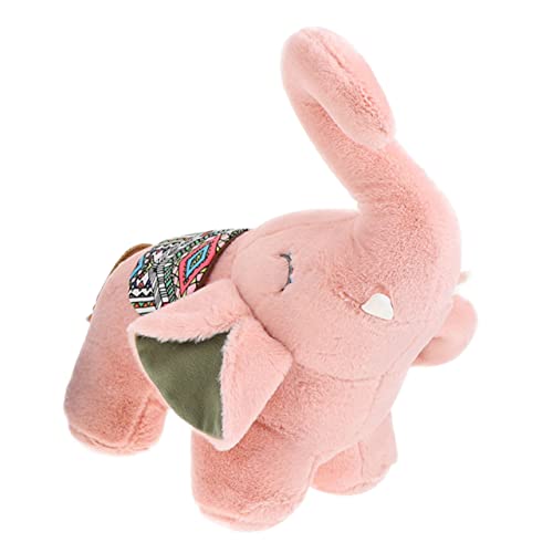 HANABASS Plüschpuppe Cartoon-Tierspielzeug kleines Elefanten-Stofftier Elefantentierspielzeug Kuscheltiere Elefant ausgestopfte Tiere Kuscheltier Elefant PP Baumwolle Rosa von HANABASS