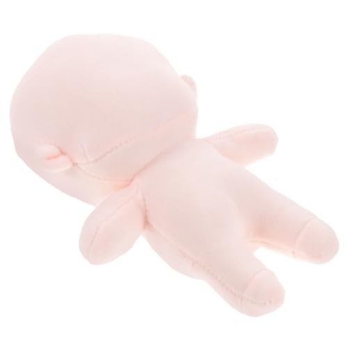 HANABASS Plüschpuppe mit Weichem Körper DIY Bastelpuppe für Langlebige Pp Baumwolle Niedliche Kleine Stoffpuppe für Kreatives Spiel und Geschenk von HANABASS