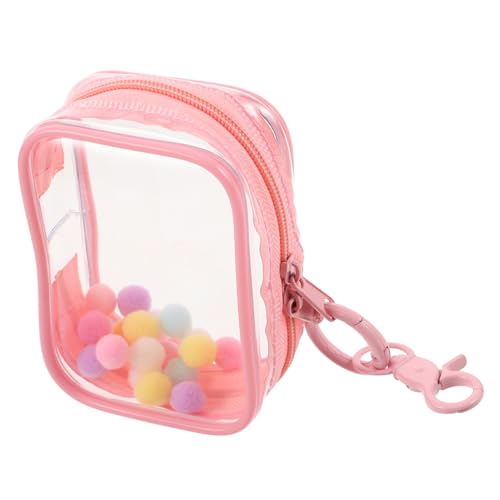 HANABASS Puppen-Display-Tasche: Durchsichtige Hängevitrine Mit Schlüsselanhänger, Spielzeug-Aufbewahrungstasche Für Minifiguren, Doppelreißverschluss HANABASS Puppen-Display-Tasche: Durchsichtige Hängevitrine Mit Schlüsselanhänger, Spielzeug-Aufbewahrungstasche Für Minifiguren, Doppelreißverschluss von HANABASS