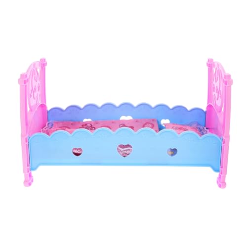 HANABASS Puppenbettspielzeug Babypuppe Mädchen Zubehör Realistisch Möbel Für Puppenbetten Kleine Puppenstubenmöbel Miniatur-puppenstubenbett Plastik HANABASS Puppenbettspielzeug Babypuppe Mädchen Zubehör Realistisch Möbel Für Puppenbetten Kleine Puppenstubenmöbel Miniatur-puppenstubenbett Plastik von HANABASS